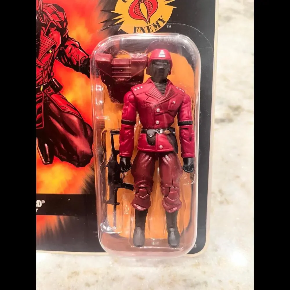 GI Joe DTC Crimson‎ Guard Action Figure carded 2005 Cobra Elite Trooper 3.75